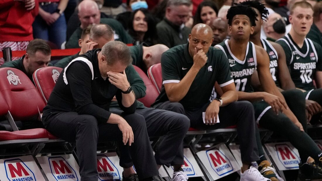 Michigan State trying to stop late-season slide against Maryland