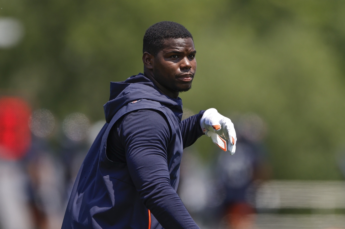 RB Tarik Cohen suffers injury during livestreamed workout