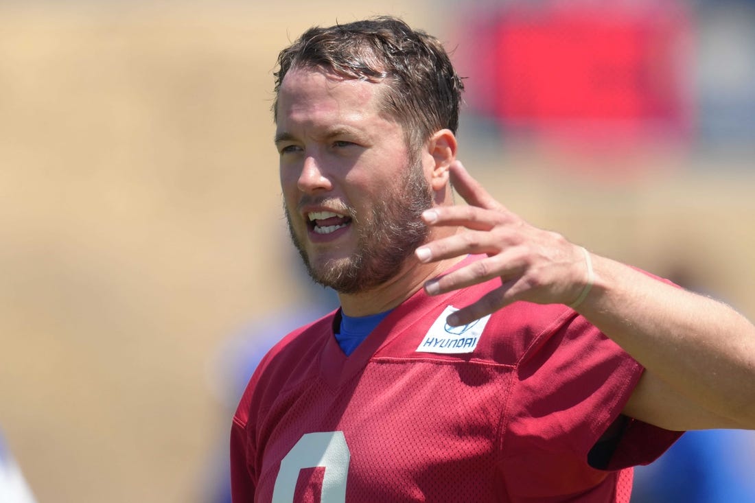 Matthew Stafford not throwing, Aaron Donald absent from Rams&#8217; OTA